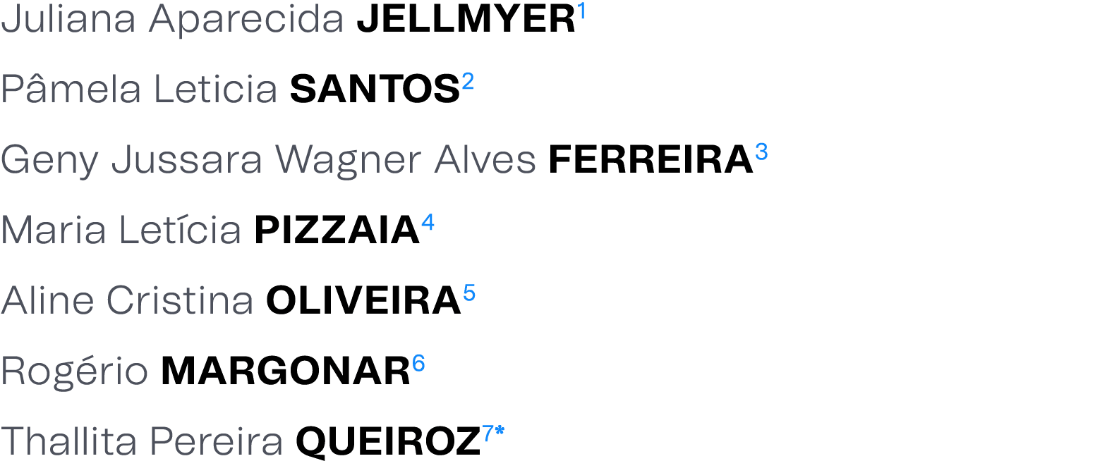 Juliana Aparecida Jellmyer1 P mela Leticia Santos2 Geny Jussara Wagner Alves Ferreira3 Maria Let cia Pizzaia4 Aline C...